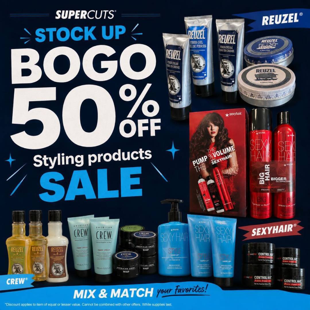 Supercuts: BOGO 50% Styling Products Sale icon